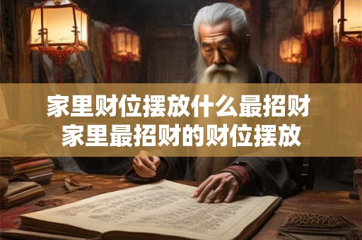 家里财位摆放什么最招财 家里最招财的财位摆放