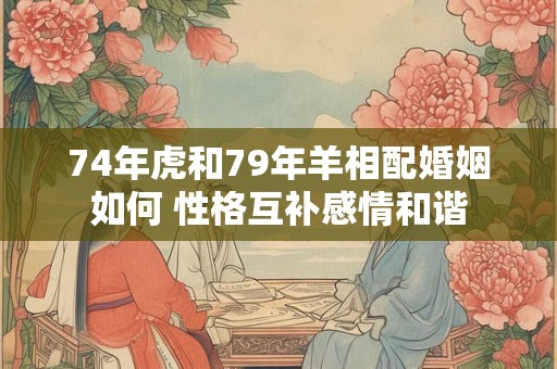 74年虎和79年羊相配婚姻如何 性格互补感情和谐