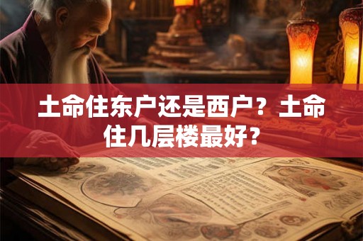 土命住东户还是西户？土命住几层楼最好？