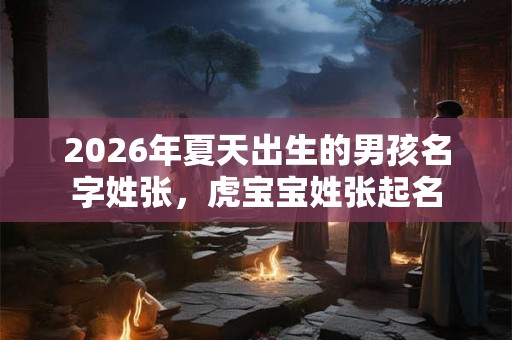 2026年夏天出生的男孩名字姓张，虎宝宝姓张起名