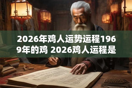 2026年鸡人运势运程1969年的鸡 2026鸡人运程是否受1969年鸡运势影响 2026年鸡人运势运程1969年的鸡 2026鸡人运程是否受1969年鸡运势影响