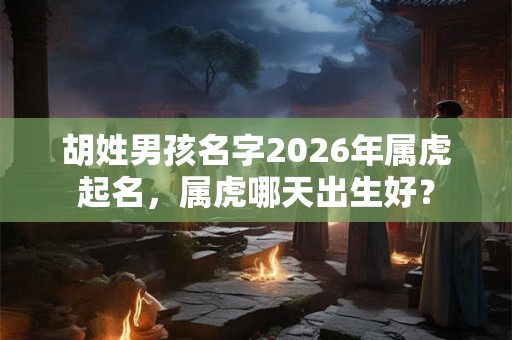 胡姓男孩名字2026年属虎起名，属虎哪天出生好？
