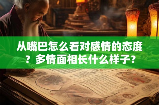 从嘴巴怎么看对感情的态度？多情面相长什么样子？