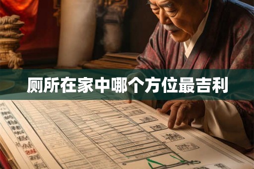 厕所在家中哪个方位最吉利