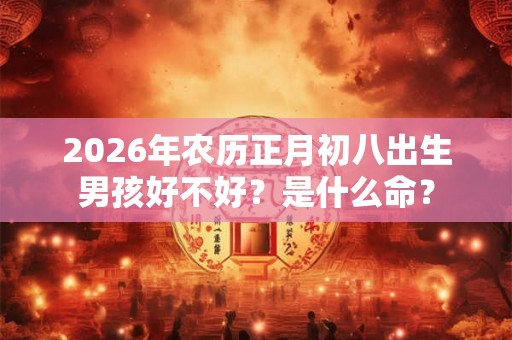 2026年农历正月初八出生男孩好不好？是什么命？