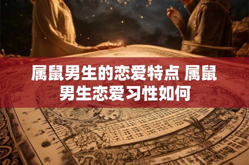 属鼠男生的恋爱特点 属鼠男生恋爱习性如何