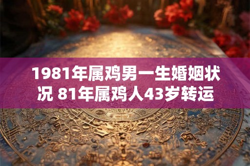 1981年属鸡男一生婚姻状况 81年属鸡人43岁转运