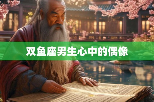 双鱼座男生心中的偶像
