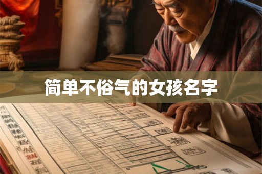 简单不俗气的女孩名字