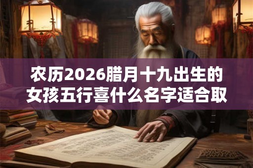 农历2026腊月十九出生的女孩五行喜什么名字适合取什么 农历2026腊月十九出生的女孩五行喜什么名字适合取什么