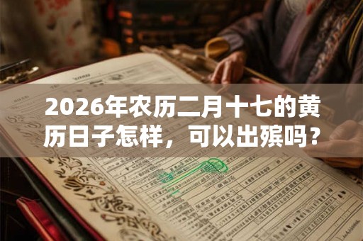 2026年农历二月十七的黄历日子怎样，可以出殡吗？