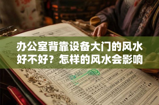 办公室背靠设备大门的风水好不好？怎样的风水会影响事业的发展？