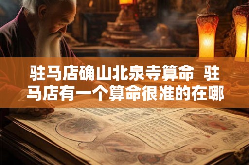 驻马店确山北泉寺算命  驻马店有一个算命很准的在哪
