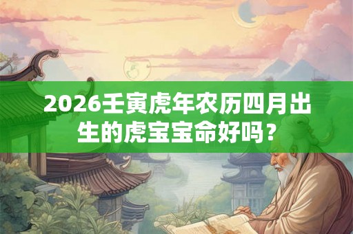 2026壬寅虎年农历四月出生的虎宝宝命好吗？