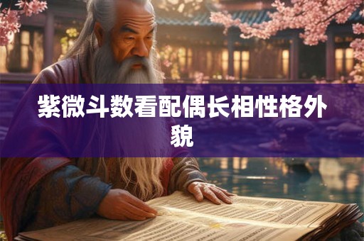紫微斗数看配偶长相性格外貌