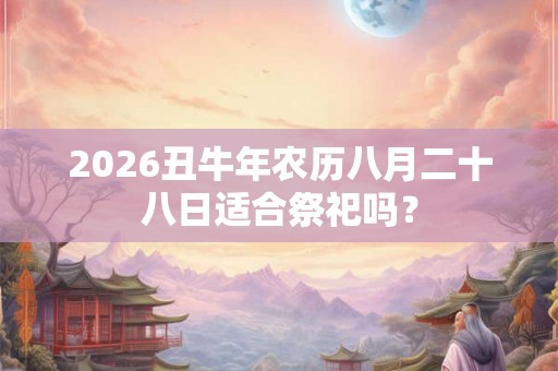 2026丑牛年农历八月二十八日适合祭祀吗？
