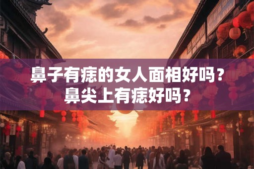 鼻子有痣的女人面相好吗?鼻尖上有痣好吗? 鼻子有痣的女人面相好吗?鼻尖上有痣好吗?