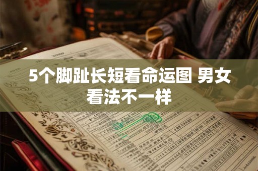 5个脚趾长短看命运图 男女看法不一样 5个脚趾长短看命运图 男女看法不一样