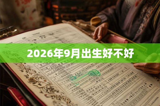2026年9月出生好不好