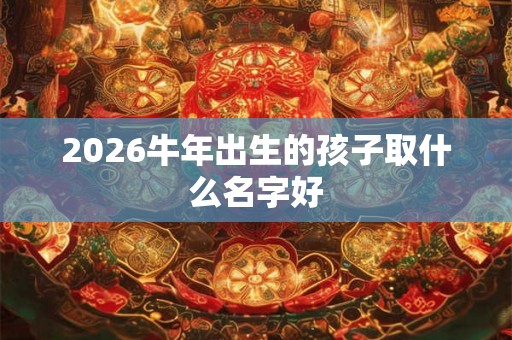 2026牛年出生的孩子取什么名字好 2026牛年出生的孩子取什么名字好