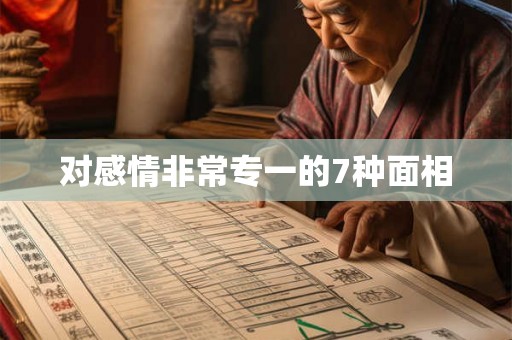 对感情非常专一的7种面相 对感情非常专一的7种面相