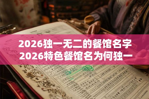 2026独一无二的餐馆名字 2026特色餐馆名为何独一无二