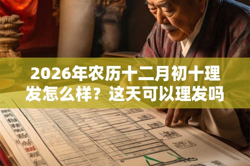 2026年农历十二月初十理发怎么样？这天可以理发吗？