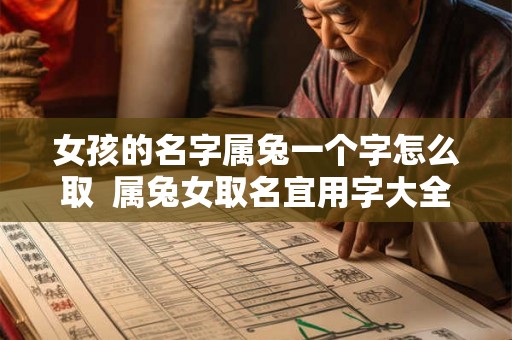 女孩的名字属兔一个字怎么取 属兔女取名宜用字大全 女孩的名字属兔一个字怎么取 属兔女取名宜用字大全
