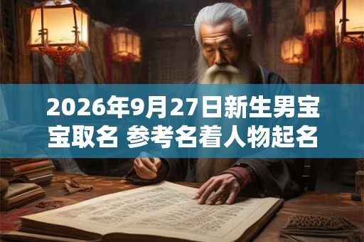 2026年9月27日新生男宝宝取名 参考名着人物起名