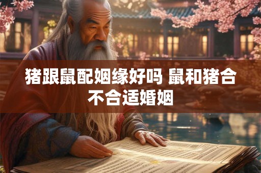 猪跟鼠配姻缘好吗 鼠和猪合不合适婚姻