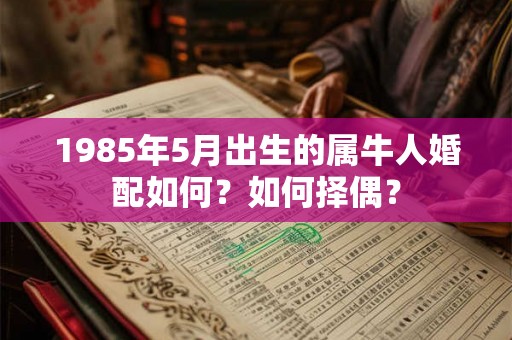 1985年5月出生的属牛人婚配如何？如何择偶？