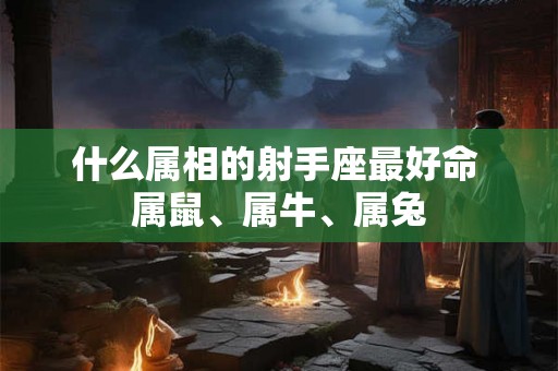 什么属相的射手座最好命 属鼠、属牛、属兔