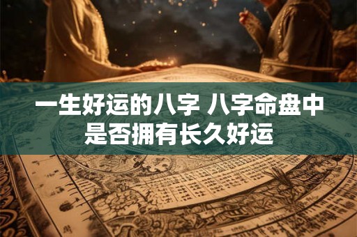一生好运的八字 八字命盘中是否拥有长久好运 一生好运的八字 八字命盘中是否拥有长久好运