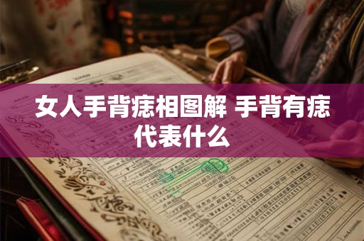 女人手背痣相图解 手背有痣代表什么