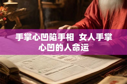 手掌心凹陷手相  女人手掌心凹的人命运