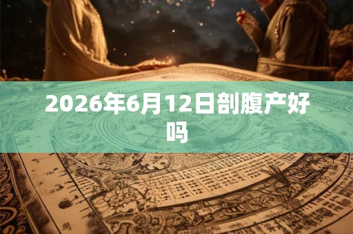 2026年6月12日剖腹产好吗
