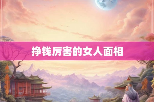 挣钱厉害的女人面相