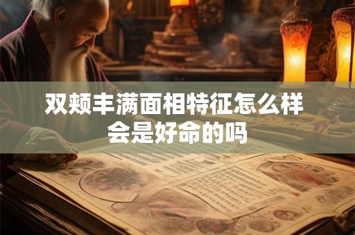 双颊丰满面相特征怎么样 会是好命的吗