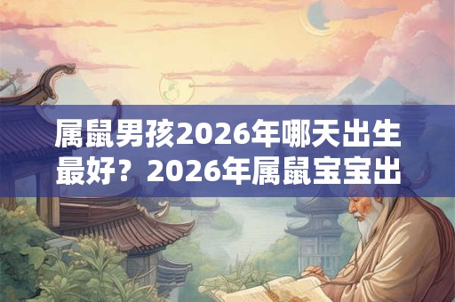 属鼠男孩2026年哪天出生最好？2026年属鼠宝宝出生吉日查询！