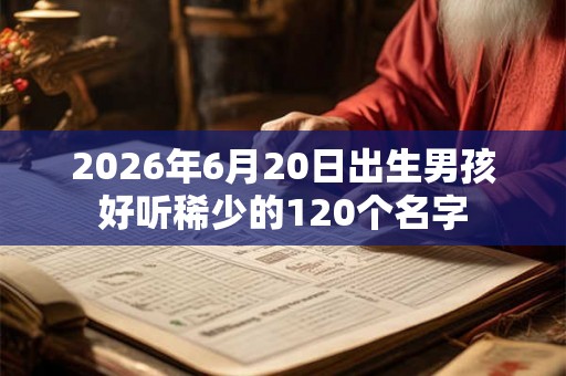 2026年6月20日出生男孩好听稀少的120个名字