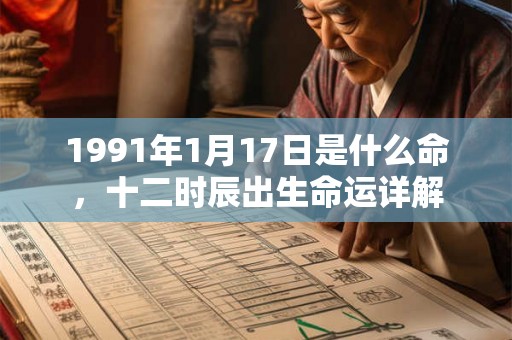 1991年1月17日是什么命，十二时辰出生命运详解