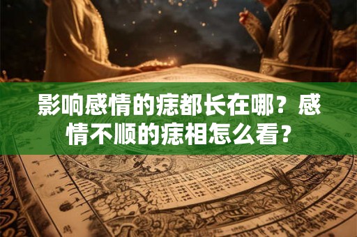 影响感情的痣都长在哪?感情不顺的痣相怎么看? 影响感情的痣都长在哪?感情不顺的痣相怎么看?