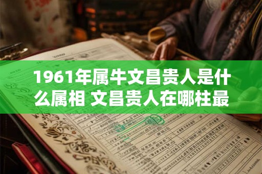 1961年属牛文昌贵人是什么属相 文昌贵人在哪柱最好