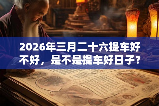 2026年三月二十六提车好不好,是不是提车好日子? 2026年三月二十六提车好不好,是不是提车好日子?
