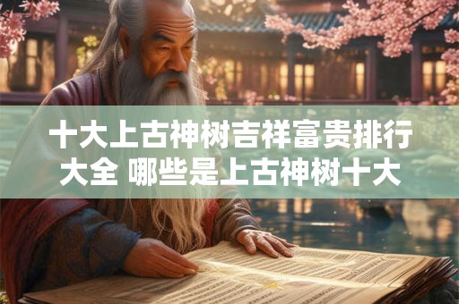 十大上古神树吉祥富贵排行大全 哪些是上古神树十大吉祥富贵 十大上古神树吉祥富贵排行大全 哪些是上古神树十大吉祥富贵