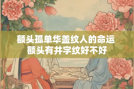 额头孤单华盖纹人的命运 额头有井字纹好不好 额头孤单华盖纹人的命运 额头有井字纹好不好