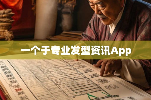 一个于专业发型资讯App