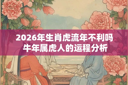 2026年生肖虎流年不利吗 牛年属虎人的运程分析