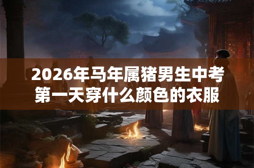 2026年马年属猪男生中考第一天穿什么颜色的衣服 2026年马年属猪男生中考第一天穿什么颜色的衣服
