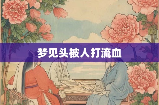 梦见头被人打流血